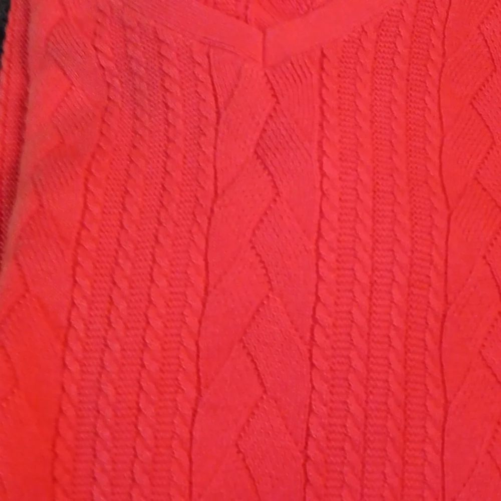 FINAL - Talbot's Orange Sweater Size Medium - Picture 3 of 4